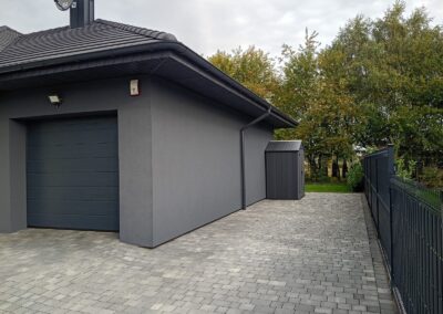 Malowanie elewacji domu jednorodzinnego Konin